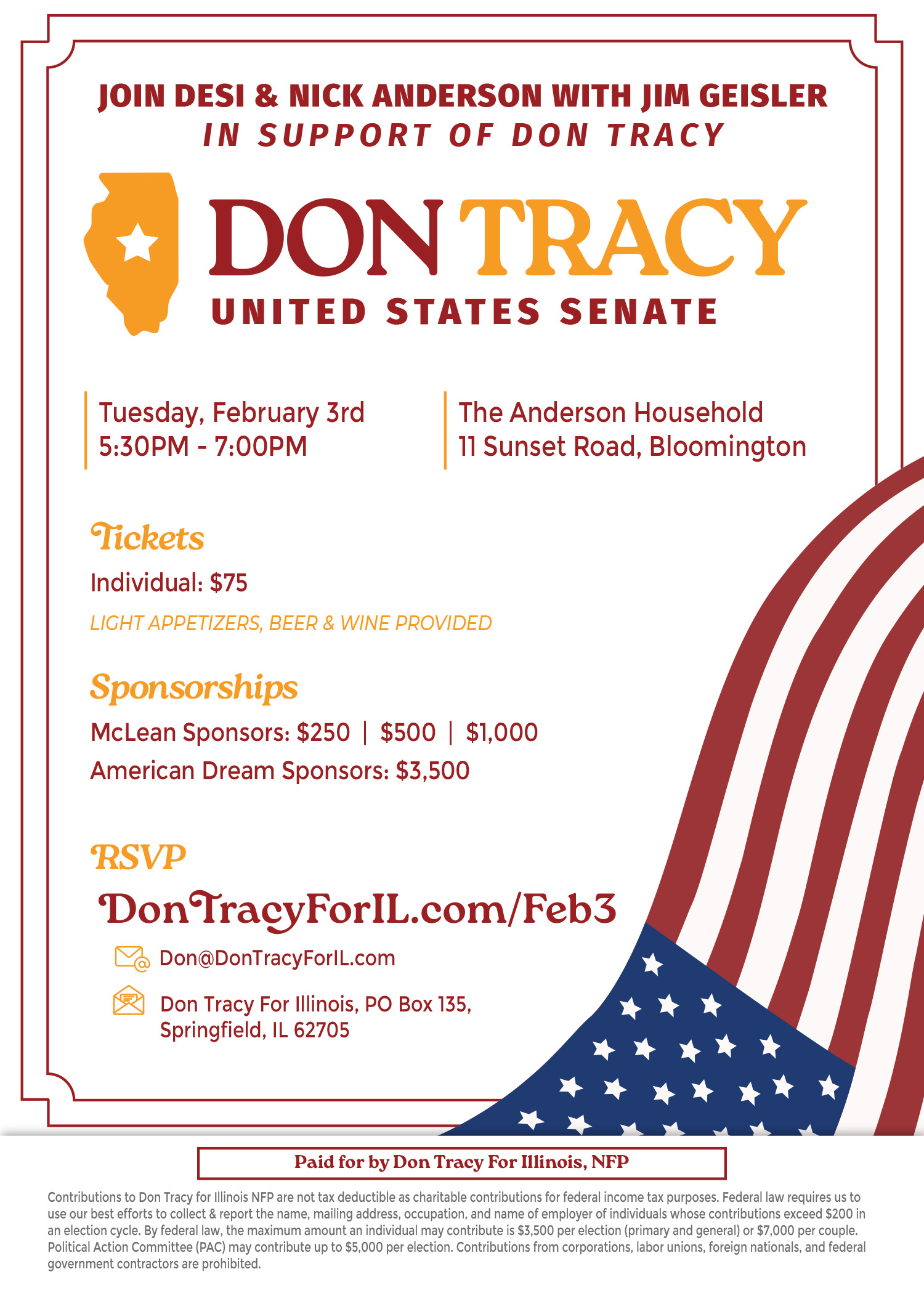 Desi & Nick Anderson | Jim Geisler Fundraiser